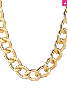 极速Hot-selling thick clavicle chain necklace persVonality c