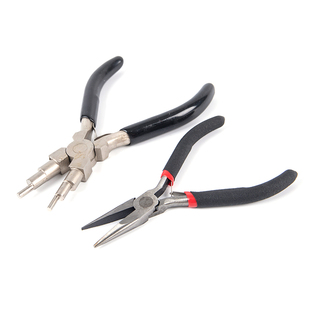 极速1Set Jewelry Pliers Sets CarCbon Steel Round Nose Pliers