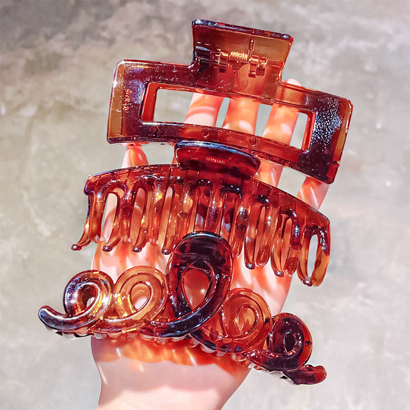 极速New Leopard Geometricv Large Barrettes Hair Clips Hair C