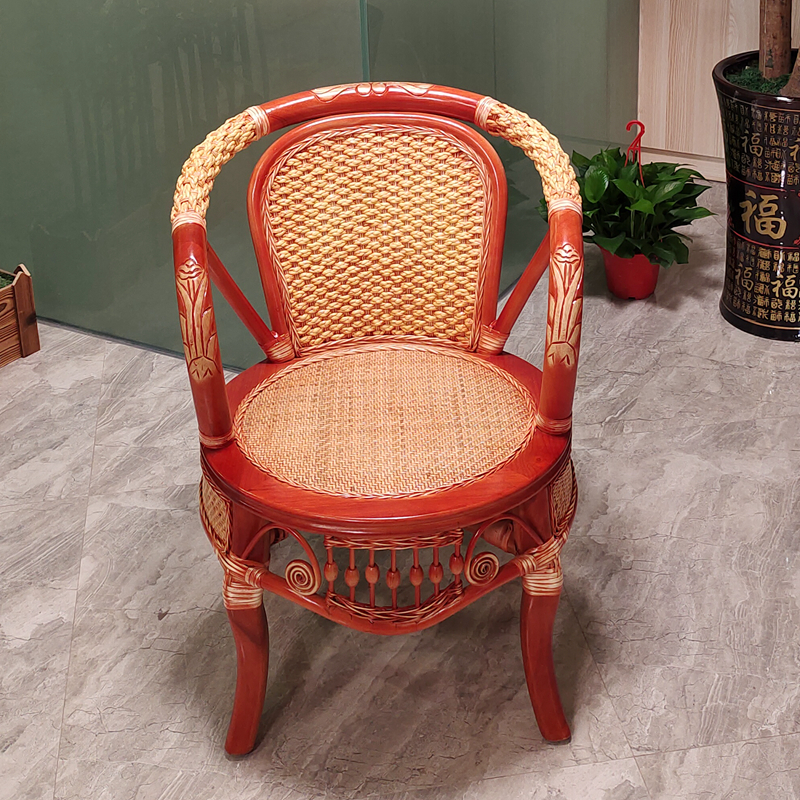 极速真藤椅三件i套阳台桌椅组合茶几简约现代庭院圆桌子休闲户外