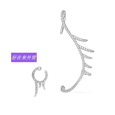极速Personalgity Asymmetrical Ear Clip Earring Set fashion W