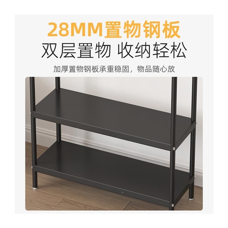 极速转角门口多功能落地衣帽架家用卧G室挂衣架子简易置物架挂包