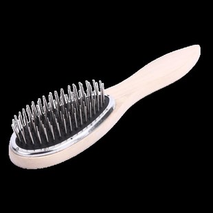 极速假发梳子专用木质大s钢梳防静电假毛打理工具防止假发干枯毛