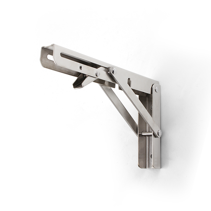 三角支架不锈钢承重隔板层板挂墙上桌子托架免打孔T折叠支架置物