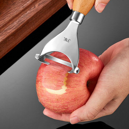 316L不锈钢手动削n玉米粒剥粒神器一体水果削皮刀家用厨房锋利去