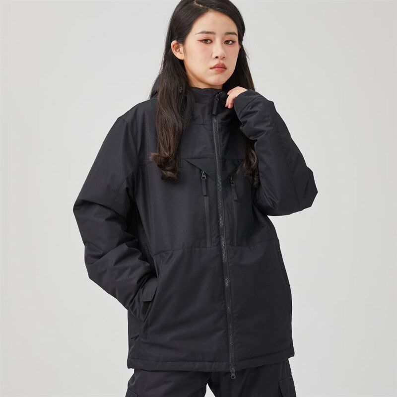 成人滑雪服滑雪h衣服纯色大码滑雪单板双板加肥加大儿童滑雪服宽