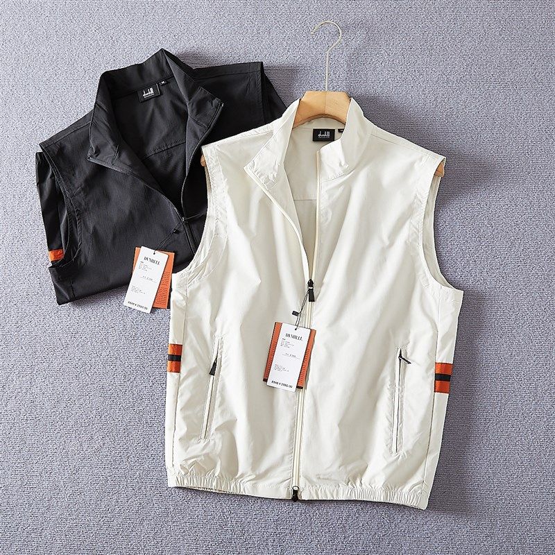 意奢Z系 高端立领双拉链马甲双面异纹肌J理抗皱弹力透气男背心无,男装,常规马甲,淘宝优惠券,粉丝福利购,淘宝优惠卷