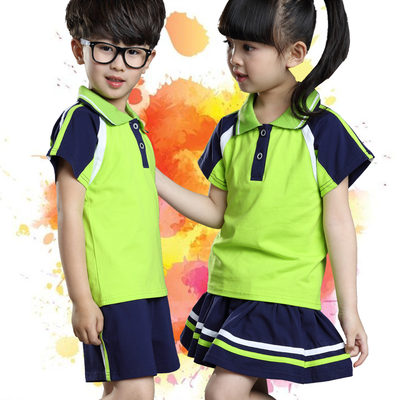 幼儿园园服夏装新款n中小学生儿童校服套装英伦风班服男女童演出