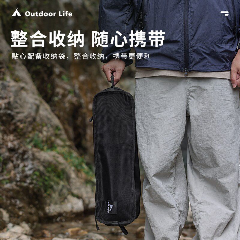 户外露营多档位折叠钓鱼便携式马扎超轻铝合金月亮椅网纱款躺椅子