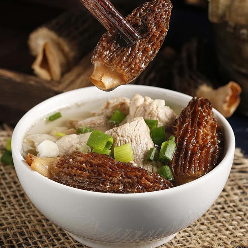 头茬精品新鲜羊肚菌精选礼盒包装煲汤烹饪菌菇现采现发顺丰包邮