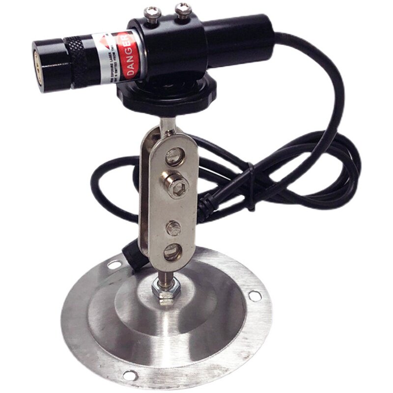 12v24v光线粗细可调激光器一字红外线定位灯机械设备用镭射灯红光