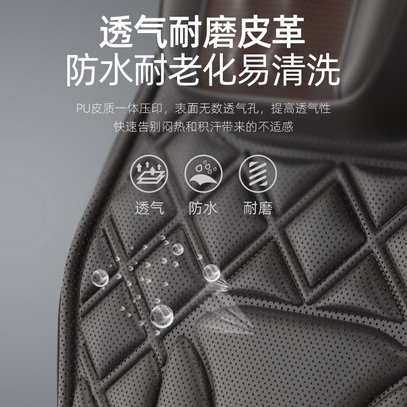 大货车通风车载按摩坐垫椅垫颈部背部按摩汽车多功能腰部热敷气压