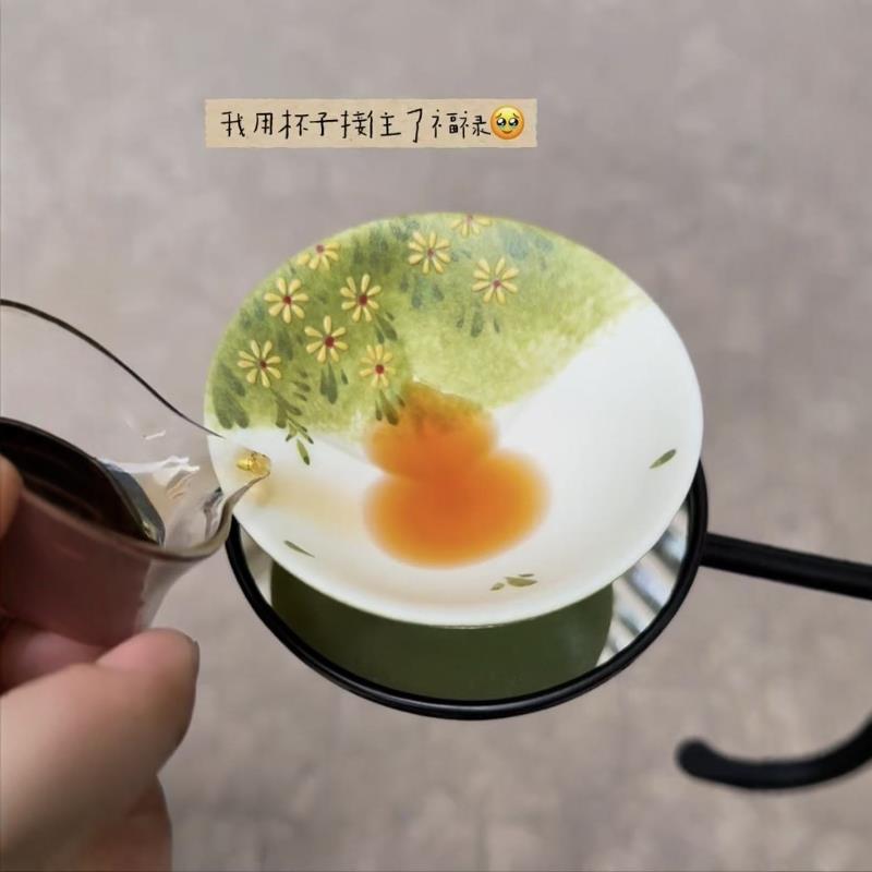 小雏菊福禄杯手绘葫芦杯景德镇陶瓷茶杯主人杯功夫茶具家用品茗杯