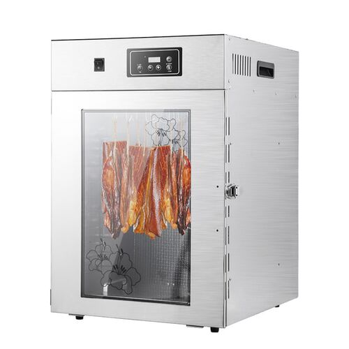 新款带烟熏腊肠腊肉食物烘干机小型家用多功能食品烘干机可以改装