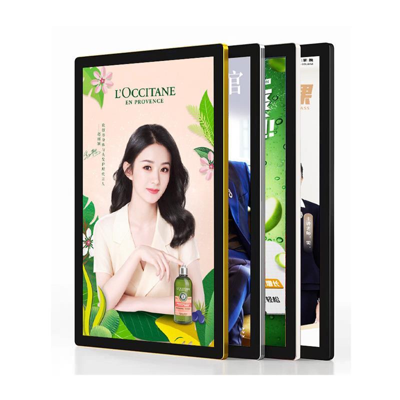 定做室内LED圆角磁吸超薄灯箱奶茶店价目表电梯海报广告牌挂墙式