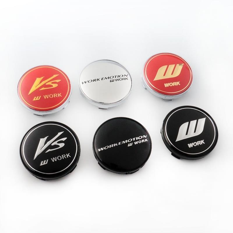 适用WORK轮毂中心盖 VS轮毂盖VSXX/VSTX/VSKF轮盖外经60MM轮胎帽