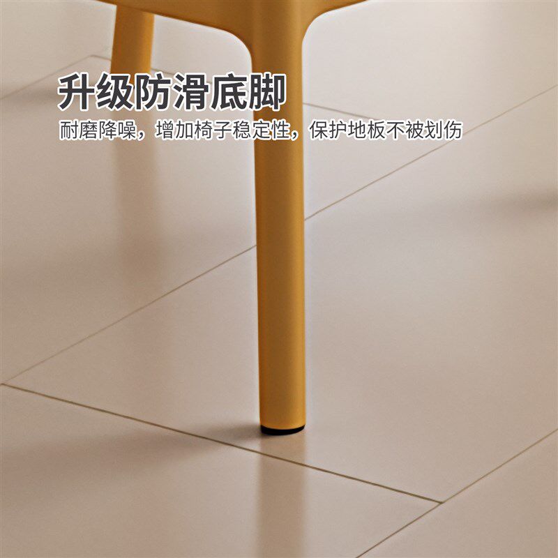 塑料凳子家用加厚可叠放靠背椅子结实耐用餐桌高脚凳餐厅吧台胶凳