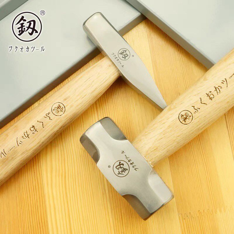 福冈工具釼牌迷你羊角锤钳工锤圆头锤八角锤实木家用起钉铁锤木工
