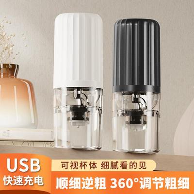 跨境便携式电动磨豆咖啡机USB充电咖啡磨电动咖啡磨咖啡磨豆机