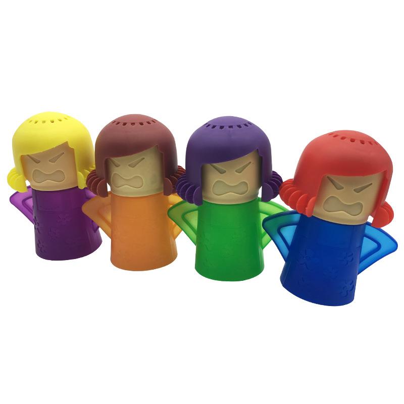 家用去味清洁器生气妈妈 微波炉冰箱卡通创意生气妈妈去味清洁器