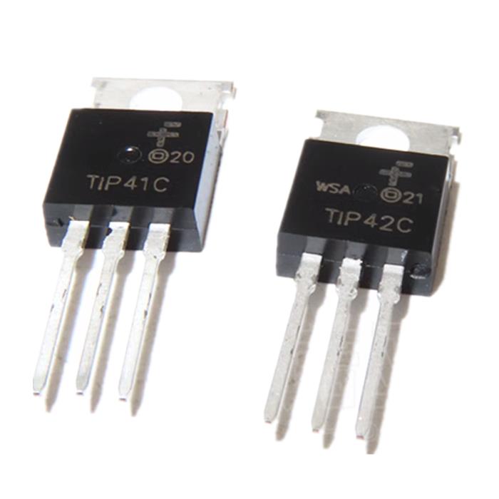 全新国产TIP41C TIP42C TO-220 达林顿双极晶体管对管 功率三极管