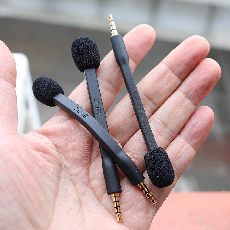 3.5MM迷你麦品牌游戏耳机配套麦克风 话筒可弯曲镀金头10CM短咪杆