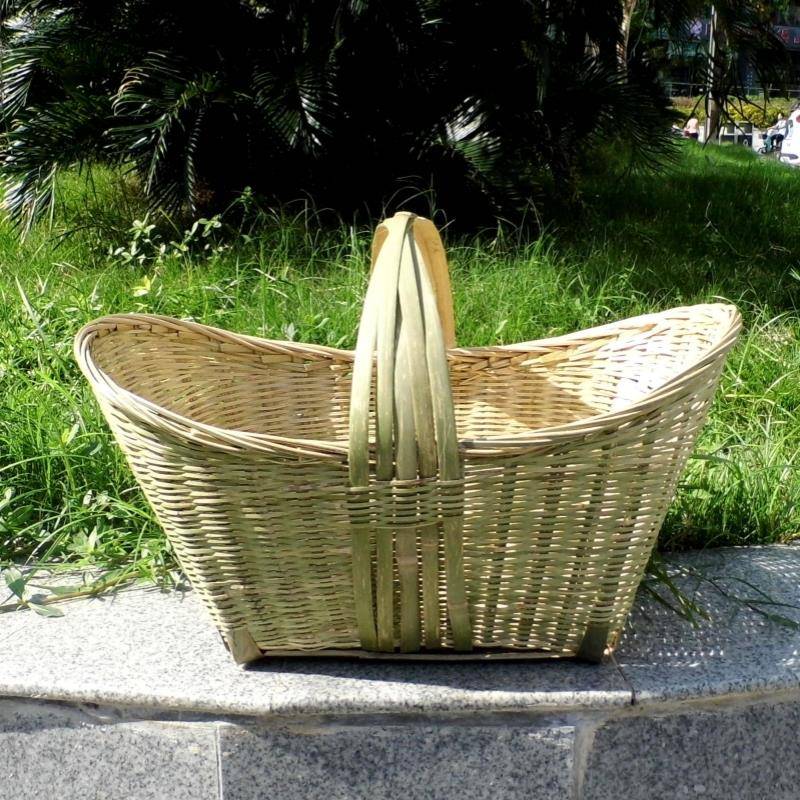 竹编篮子竹编大号水果篮子竹编篮子手提老式竹编篮子收纳竹编竹筐