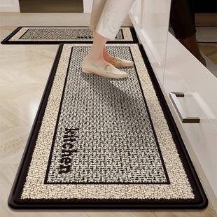 雅洁厨房地垫新款防滑防油可擦免洗脚垫家用防水耐脏吸水家用地毯