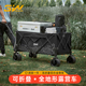 3W摺叠营地车户外露营车超大铝合金野营推J车手拉旅行车可携式 小