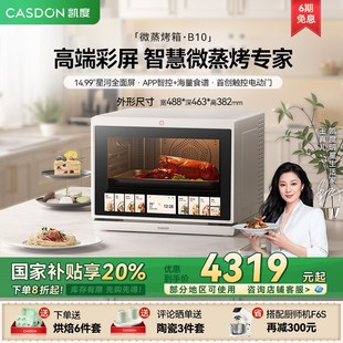 家 凯i度B10微蒸烤炸炖一体机微波炉电烤箱四合一台式 国补20%