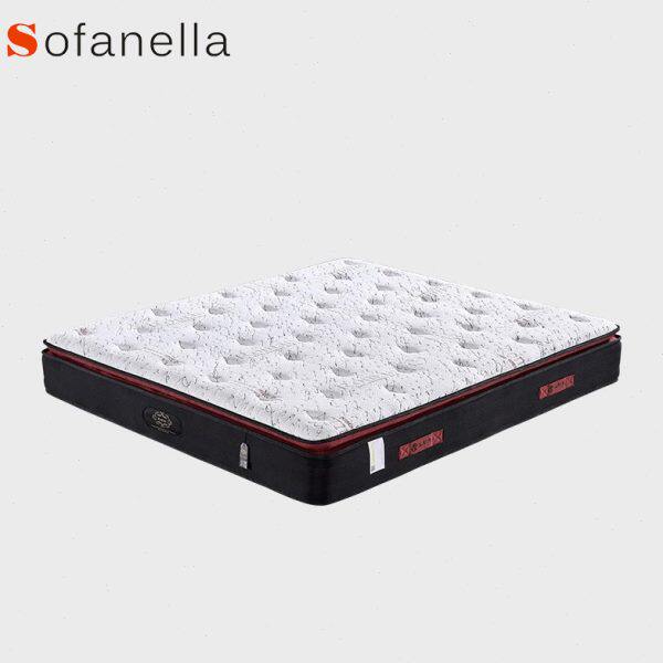 进口土耳其香薰布离子活氧海棉乳胶床垫独立袋装感应弹簧偏软床垫