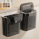 卫生间专W用厕所垃圾 加大容量可移动家用新款 厨房垃圾桶挂式 高款
