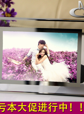 玻璃6寸7寸水晶相框摆台包邮创意5寸8寸J10寸A4儿童照片相架镜框