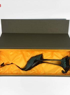 青铜摆件铜鹤仙鹤摆件纯铜灵芝鹤龟鹤延年客厅古玩古董仿古青铜器