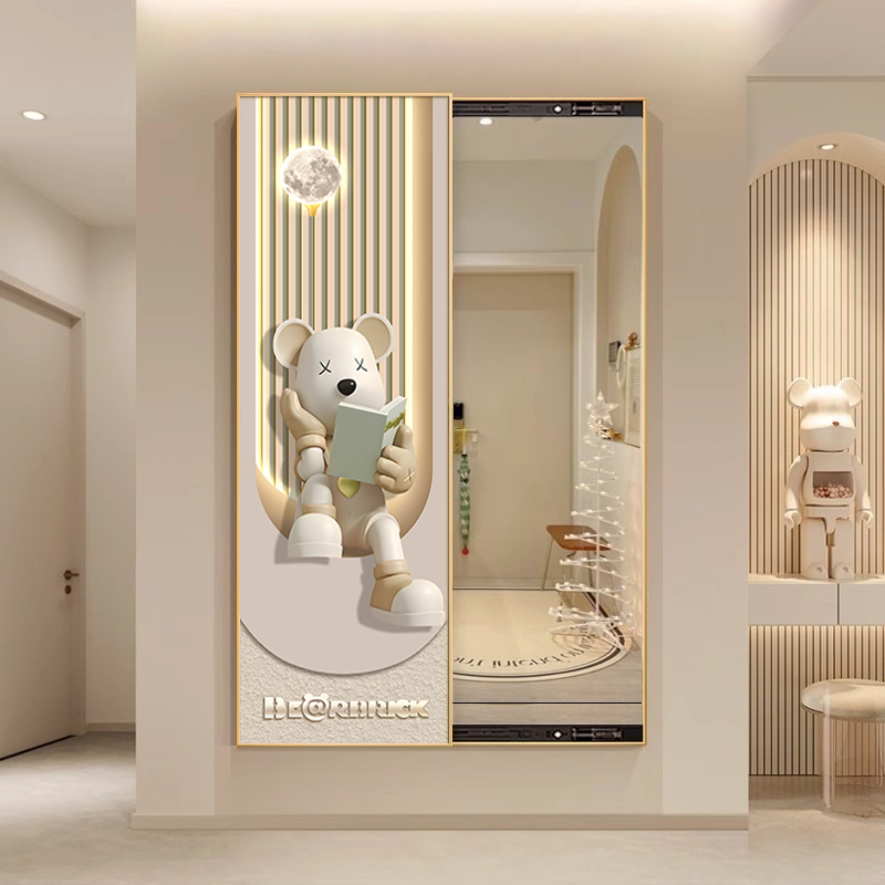 禧万鸿镜子电表箱定制装饰画