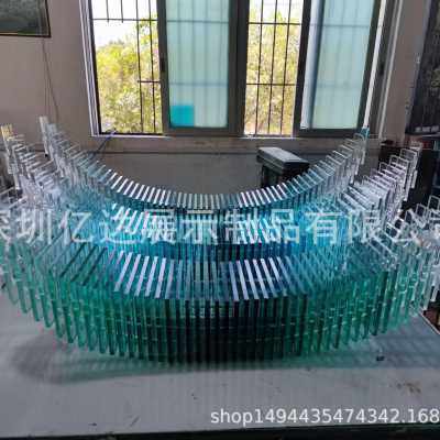 极速新款厂促透明亚克力有机玻璃管渐F变彩色色亚克力空心圆管直