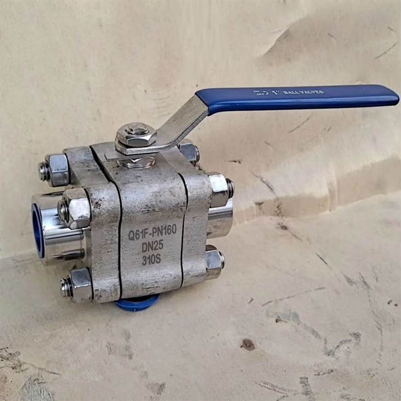 极速。304/31h6不锈钢三片式球阀Q61F-16P对焊活结球阀DN15 20 25