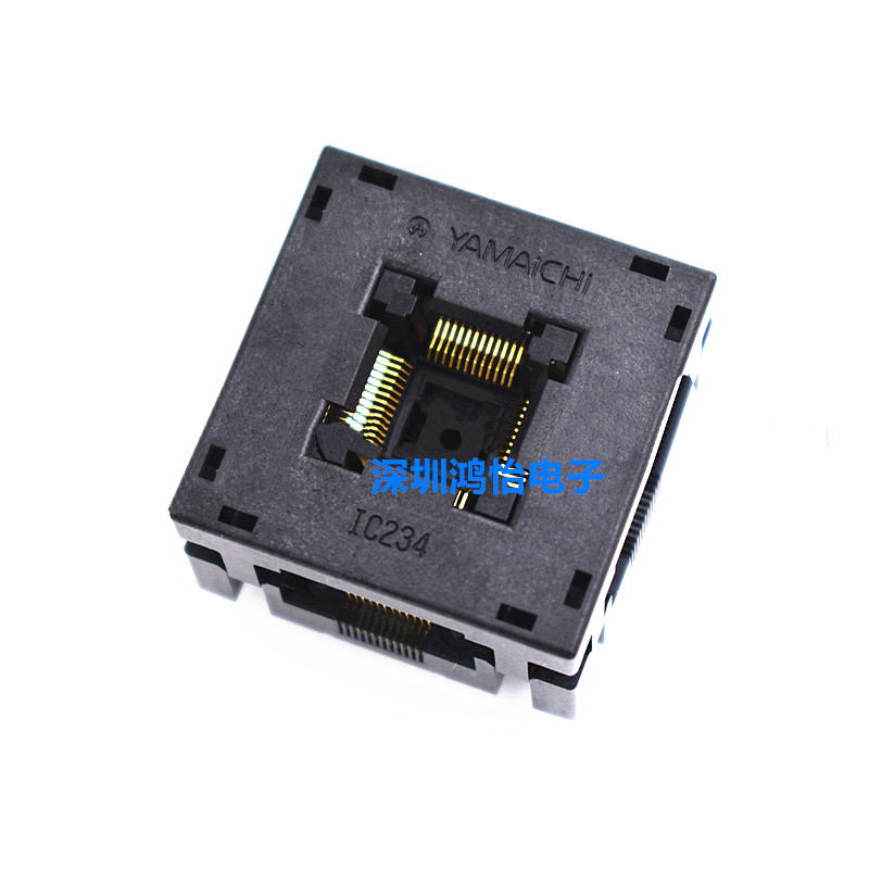 极速原装进口QFP48测试座下压t裸座IC234-0484-039烧录座 LQFP48