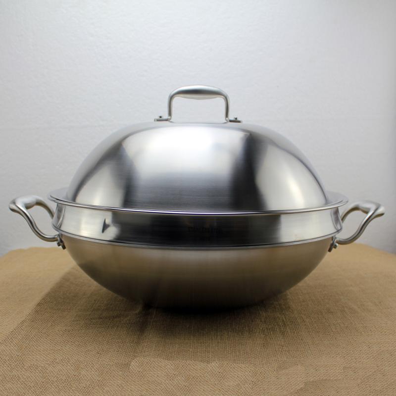 出口品质 18/10不锈钢蒸屉蒸笼蒸架蒸垫笼蒸鱼蒸包子大蒸屉36cm