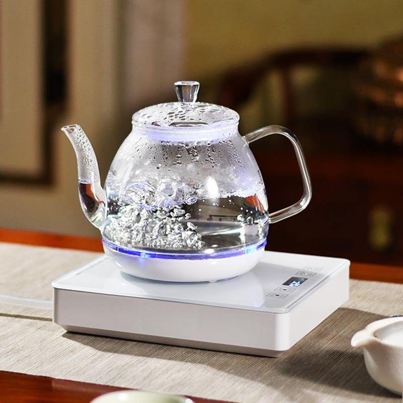 自动上水电热水壶保温功夫茶泡茶专用电壶底部涌泉加水玻璃烧水壶