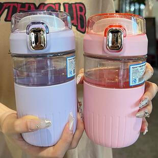 泡茶杯子 玻璃水杯女生士高颜值带茶隔茶水分离家用办公室2024新款