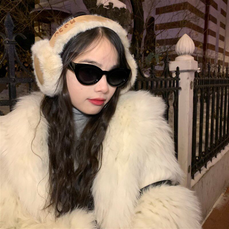 陈奶奶 韩国仿兔毛毛绒耳罩女冬季耳包防冻御寒耳套加厚保暖耳捂