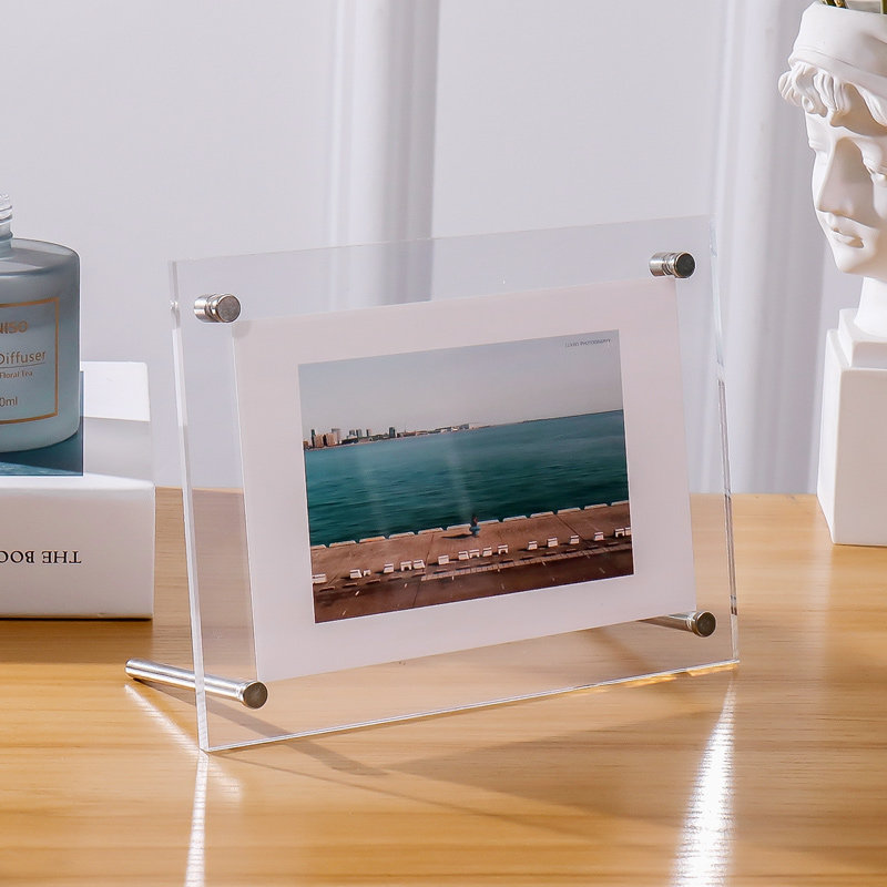 透明相框亚克力摆台水m晶挂墙6寸7寸8寸10洗照片a4装裱A3画框海报