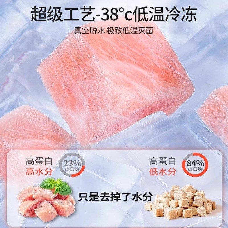 冻干鸡胸肉粒狗狗猫咪零食宠物专用补充肉食N拌粮营养训练奖励食,宠物/宠物食品及用品,狗磨牙棒/洁齿骨/咬胶,淘宝优惠券,粉丝福利购,淘宝优惠卷