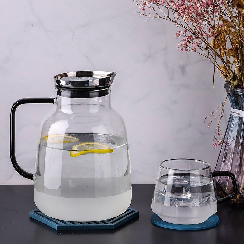 ORTOR玻璃水壶大n容量凉水壶耐高温家用茶壶凉白开水壶简约大水壶,餐饮具,冷水壶,淘宝优惠券,粉丝福利购,淘宝优惠卷