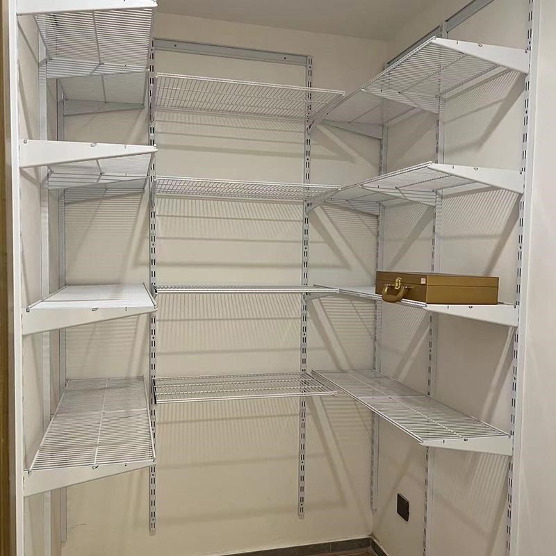 八百库800库置物架玄关金属置物架储物间储藏室上U墙上壁挂式定制