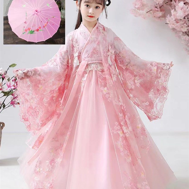女童汉服夏季中国风202r3公主超仙古装儿童装裙子女孩古风夏款春,童装/婴儿装/亲子装,唐装,淘宝优惠券,粉丝福利购,淘宝优惠卷