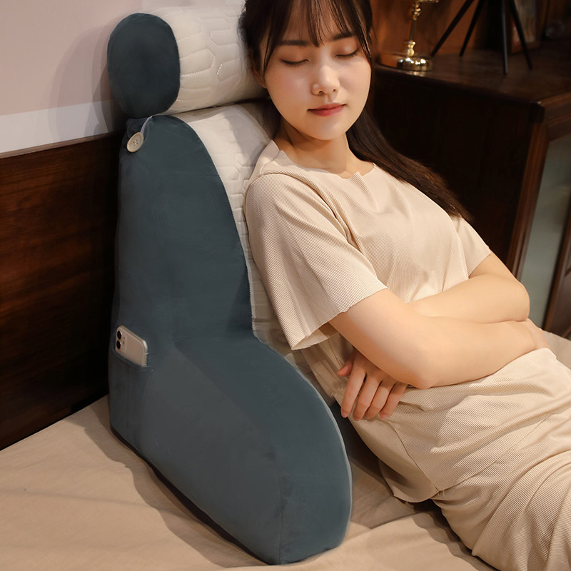 床头加高靠背床i上护腰靠枕卧室宿舍靠垫软包办公室座椅沙发护腰,居家布艺,床头靠垫,淘宝优惠券,粉丝福利购,淘宝优惠卷