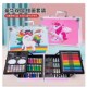 儿童画画工具套h装 绘画女孩水彩笔彩色全套礼盒小学生创意美术专