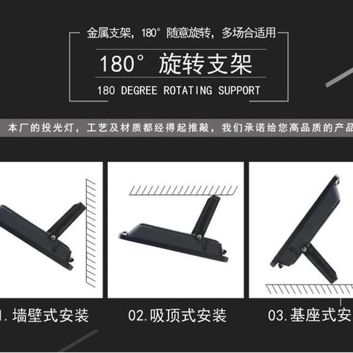 LED低压12v 24v 36v 48v 60Gv 72v投光灯 室外防水船用照明灯